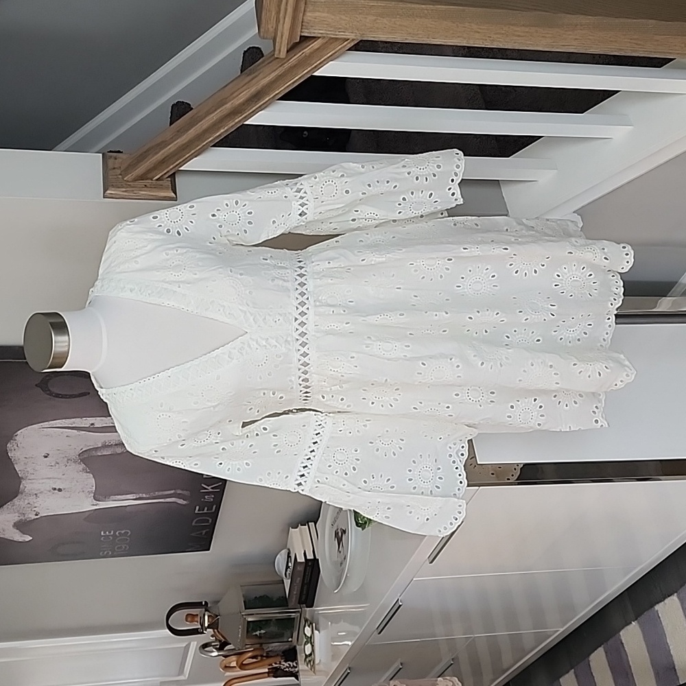 Boho Eyelet Dress